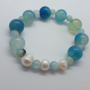 Boho bracelet, gemstone bracelet, bohemian style
